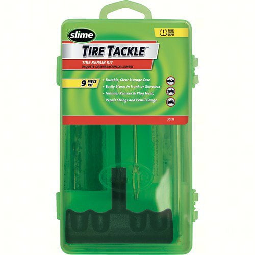 Slime T-handle Tire Tackle Kit for Flat Tire Repair, 9pc - 20133