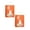 H 2Pack, variant on 2Pcs Easter Decorations Easter Cute Bunny Holiday Party Gift Packaging Portable Gift Bag Color Kraft Paper Tote Bag Home Textile Storage