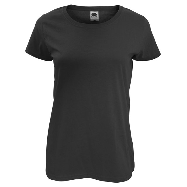 Fruit of the Loom T-Shirt à Manches Courtes Coupe Féminine pour Femmes