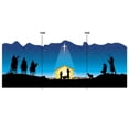 thumbnail image 3 of VictoryStore Christmas Nativity Lawn Sign Display, 12982, 4'x8' Christmas Outdoor Decoration, Includes 6 Ez Stakes, 3 of 7