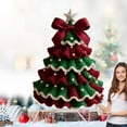 thumbnail image 1 of DIY Crochet Christmas Tree Kit - Crochet Christmas Tree Kit, Handmade Holiday Decoration Set, Christmas Kit for Beginners (2 Pieces), 1 of 7