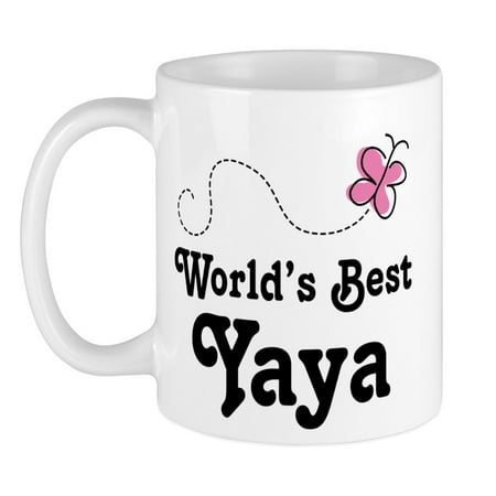 CafePress - Yaya (Worlds Best) Mug - Unique Coffee Mug, Coffee Cup (Best Coffee In The World 2019)
