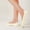 White, variant on Women's Toe Socks No Show Two Toe Liner Low Cut Non Slip Breathable Comfortable Daily Cotton Socks Free Size