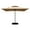 Beige, variant on Patio Umbrellas 10'X10' Square Cantilever Umbrella with Center Pole, Beige (Base Not Included),Outdoor Umbrellas