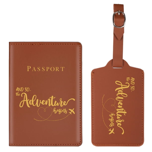 Funda de pasaporte de viaje Funda de pasaporte de cuero PU Funda protectora de certificado a prueba de agua Funda de cuero para tarjetas de pareja