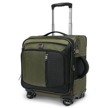SwissTech Urban Trek 20" Carry-on Soft Side Luggage, Olive (Walmart Exclusive)