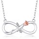 thumbnail image 1 of Collares para Mujer Colgante de Rosa de Plata de Ley 925-- BANYUO Electrónica, 1 of 2