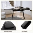 thumbnail image 5 of Portable Tattoo Chair with Storage Bag, Foldable Massage Table for Client Esthetician Lash Extension Microblading Facial Spa, Black, 5 of 7