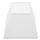 thumbnail image 5 of Pantalla cuadrada de 10 pulgadas para lámpara de mesa, pantalla para lámpara de pie, cubierta de tela de lino, reemplazo para accesorio de araña, color blanco, 5 of 8
