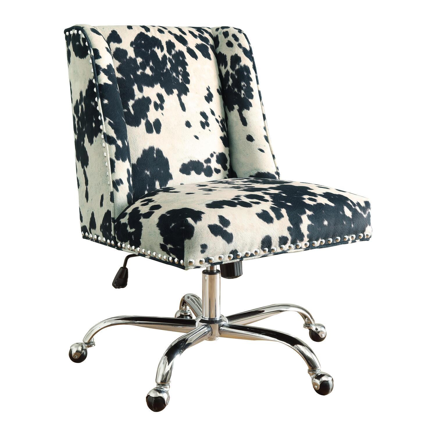 office chair cow print modern product