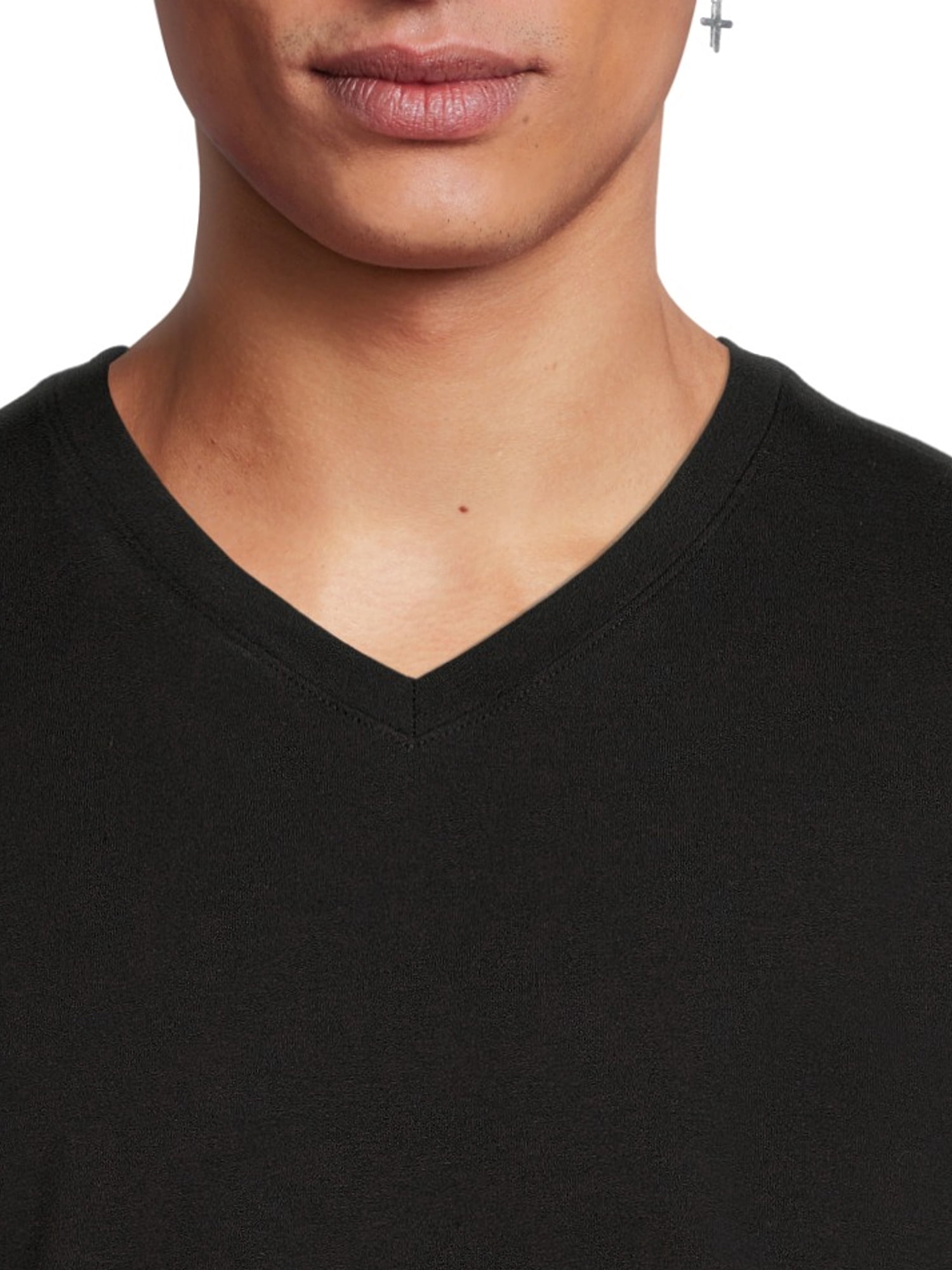 George Men’s V-Neck T-Shirt with Short Sleeves