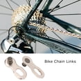 thumbnail image 4 of Chain Links, 2 Pairs Steel Silver Gold Bike Chain Link, For Bike For Temporary Use, 4 of 8