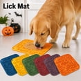 thumbnail image 3 of Dog Lick Mat with Suction Cups, 7.8 in Food - Grade Silicone Slow Feeder Pad for Dogs and Cats, Bathing Grooming Treat Distraction, 3 of 8