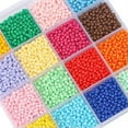 thumbnail image 3 of U8MO Colorful Mixed 2mm 3mm Small Round Opaque Glass Wholesale Loose Beads Lot-Deep Brown-2mm (640pcs), 3 of 4