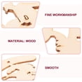 thumbnail image 3 of Eease 48pcs Wooden Horseshoes Cutouts DIY Crafts & Party Decorations, 3 of 5