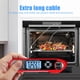 thumbnail image 3 of Termómetro de lectura instantánea pa cocin alimentos plegables BBQ termómetro Digital con retroiluminación y calibración Sunnimix Termómetro digital para carne, 3 of 8