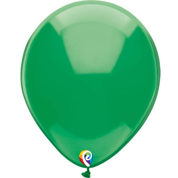 50 Pioneer Crystal Green Balloons 12"