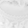 thumbnail image 3 of NIAIZEK White Wedding Ring Box Basket Shape with Handle for Ceremonies, 3 of 6