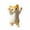 C003- Clear (Cream Cat), variant on Cat Themed Squeeze Toys, Squeeze Slow Rise, Cat Toys for Student, Kids Birthday Party Favor, 4.7X2.4 Inch Soft Handmade Pink Gradient Raise Hand Cat, Portable Item for Daily