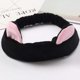thumbnail image 4 of Cat Ears Headbands, Elastic Women's Lovely Hair Band, Wash Face Spa Headband-washable Facial Band Makeup-black, 4 of 4