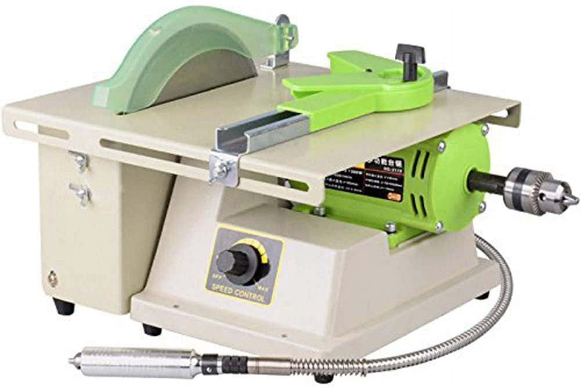 SHANNA 110V  1380W Multifunction Jewelry Rock Polishing Buffer Machine Jewelry Grinder Mill Polishing Machine Jewelry Table Bench Lathe & Polisher