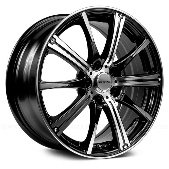 RTX Custom Wheel 14x5.5 inch Rim for 2000-2005 Acura EL 73.1mm CB Offset 38mm Black Machined