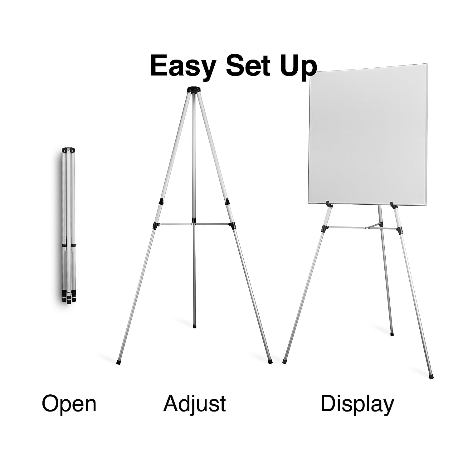 Staples HD Flipchart/Easel Aluminum 2/Pack 61295-USVS