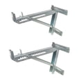 thumbnail image 1 of 1 par de gatos de escalera de extensión, soporte para andamio, accesorio, estructura triangular soldada para de acero de 20" de ancho, 1 of 8