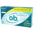 thumbnail image 6 of o.b. ProComfort Applicator Free Digital Tampons Regular Absorbency, 18ct, 6 of 7