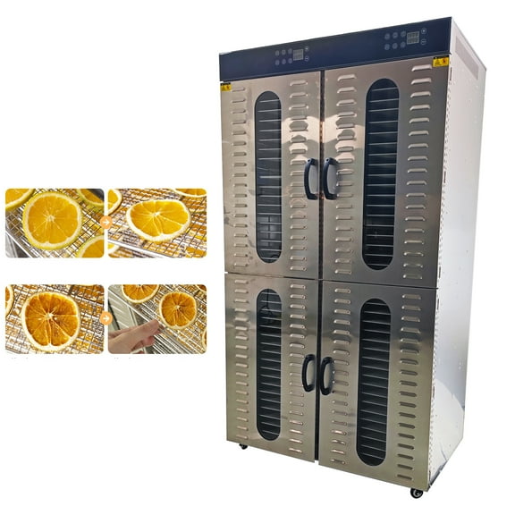 80 Layer Dryer Machine Food Dehydrator Commercial Fruit Drying Machine with Adjustable Temperature and Time 220V