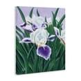 thumbnail image 2 of Stupell Industries Modern Purple & White Irises Canvas Art, 30 x 40, by Sarah Waldron Kimball, 2 of 8