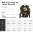 thumbnail image 5 of Lsque Vintage Gold Leaf Skull UPF 50+ Lightweight Sun Protection Men's Women's Long Sleeve Shirt, Hoodie Performance -Large, 5 of 9