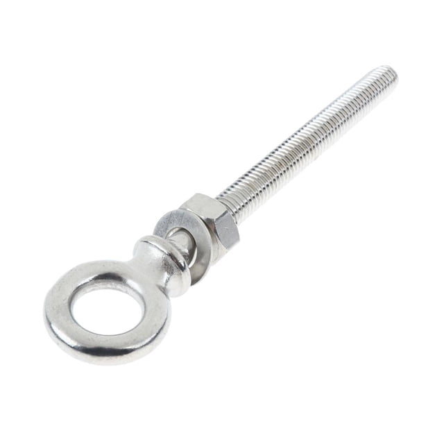 Boulon de Levage Long en Acier Inoxydable avec Écrou et Rondelle M10 100mm