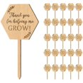 thumbnail image 1 of 40pcs Horticultural Tags Wood Plant Tags Landscape Signs Garden Potted Plant Tags, 1 of 3