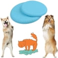 thumbnail image 1 of 2 Pcs Frisbees pour Chien Disques Volants Doux et Naturels Jouet d'Entraînement, 1 of 5