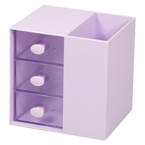 WORGEOUS Caja de escritorio doméstico Caja de papelería multifunción Multifunción Conveniente contenedor de escritorio