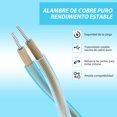 thumbnail image 3 of Adaptr de Corriente de 15W para Echo Dot (3ª, 4ª, 5ª Gen) y Echo Pop, Altavoz Inteligente y TV Cube - Cable de Enchufe de Pared Blanco de 2 Metros, 3 of 3