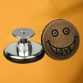 thumbnail image 3 of veasfak 3 Pcs Boutons de Jean Instantanés Détachables Amovibles Réutilisables Réduire la Taille pour Visage Souriant Bronze, 3 of 5