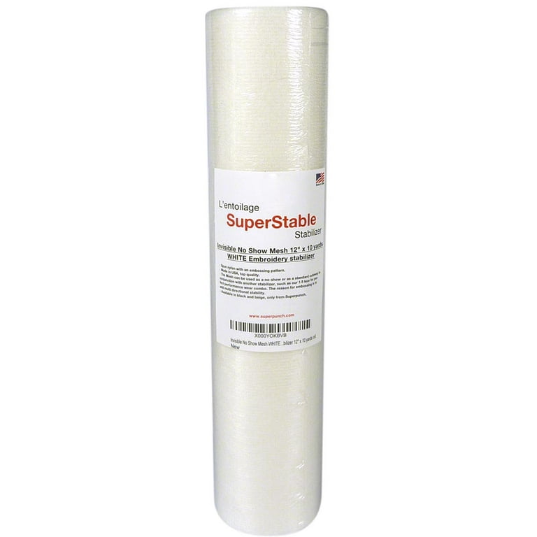 Water Soluble Tear Away Embroidery Backing Roll - 1.3 oz - 12 x