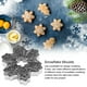thumbnail image 4 of Cortadores de galletas en forma de copo de nieve Jadeshay 9 piezas Acero inoxidable, 4 of 8