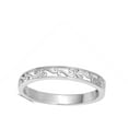 Oxidized Butterfly Filigree Cutout Ring - .925 Sterling Silver Band, Sizes 4-12