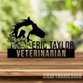 thumbnail image 4 of Craftnamesign Custom Wooden Veterinarian Desk Name Plate, Veterinarian Metal Nameplate for desk, 4 of 5