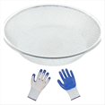 thumbnail image 1 of Stainless Steel Soil Compost Sieve for Capturing Soil Rocks & Sawdust Gardening Sand Compost Sieve Sandstone Sieve 2mm, 1 of 6