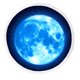 thumbnail image 1 of ABPHQTO Toalla de playa Blue Moon Toalla de playa con borlas Toalla de playa Toalla de yoga Manta de picnic, 1 of 1