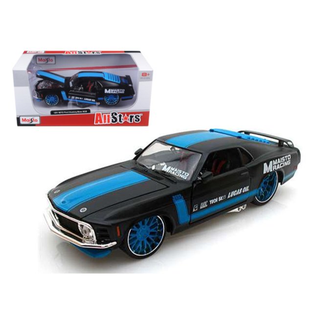 1970 Ford Mustang Boss 302 \ All Stars \ "Maisto negro 1/24 Diecast Model Car de Maisto" Maisto 31329bk