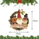 thumbnail image 2 of Corona navideña de ratán, colgante de árbol de Navidad de 1 pieza, corona navideña para puerta principal, adornos navideños para el hogar, cocina, pared, ventana, pasillo, 2 of 5