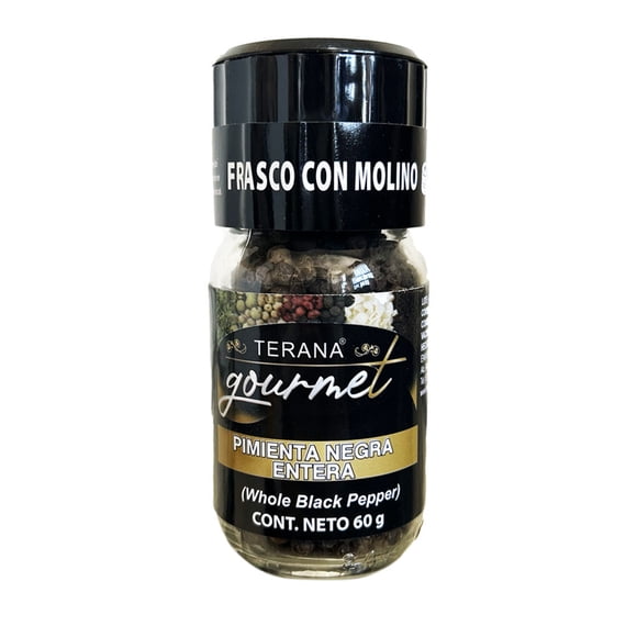 Terana Gourmet Pimienta Negra Entera 60g