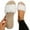 White, variant on BONIXOOM Sandals Women Clearance Fall Slip-on None Casual Fashion Shoes for Women Beige Size 6.5