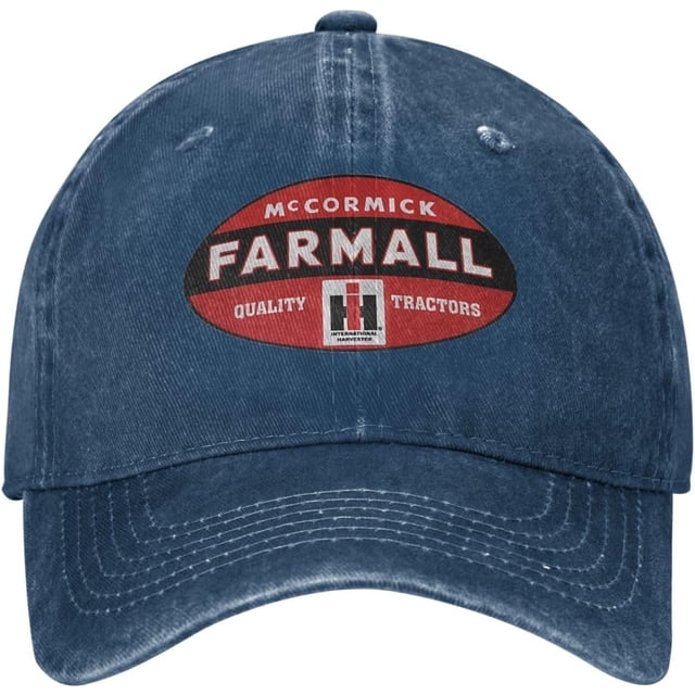 Farm-All Tractors Vintage Washed Plain Baseball Cap Distressed Dad Golf Hat for Men Women