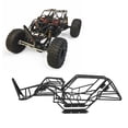 thumbnail image 1 of RC Car Body Frame, High Strength RC Car Roll Cage, For RC Crawler Car Remote Control Car RC Model Car 1/10 Scale RC Car Black, 1 of 8